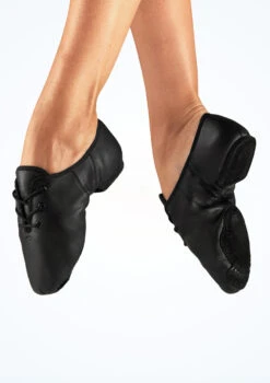 Alegra Basic Split Sole Jazz Shoe - Black -Dance Costumes al j0010blk alegra basic split sole jazz shoe black front T 26246.1691191549