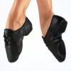 Alegra Basic Split Sole Jazz Shoe - Black -Dance Costumes al j0010blk alegra basic split sole jazz shoe black front 01546.1678872548