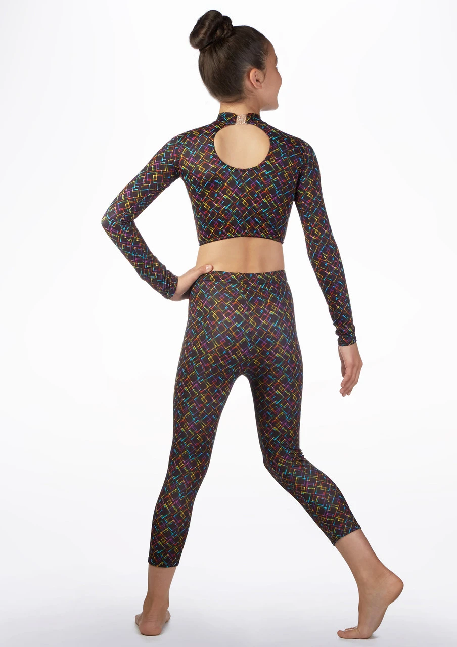 Alegra Girls Patterned Crop Leggings 3 Alegra Girls Patterned Crop Leggings