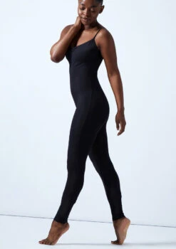 Alegra Basic Camisole Unitard - Black -Dance Costumes alc0125 black front 3t 01566.1691191550