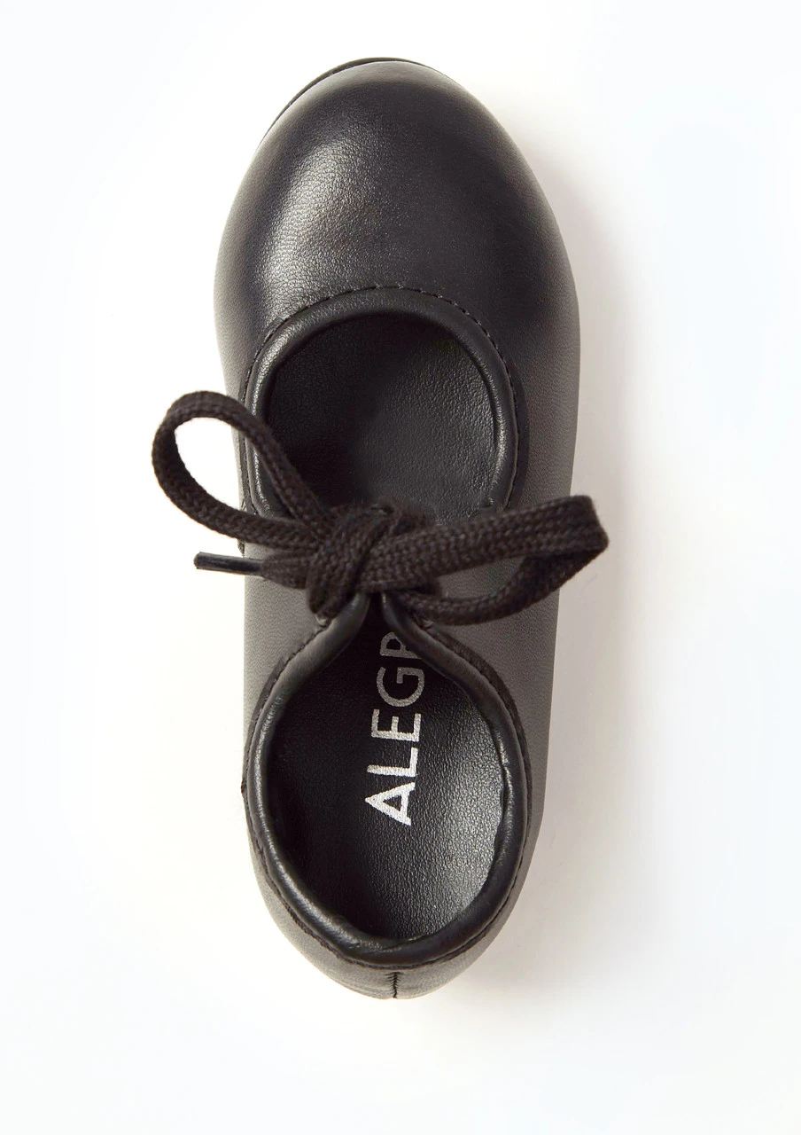 Alegra Tie Front Tap Shoe - Black 4 Alegra Tie Front Tap Shoe - Black - Image 2