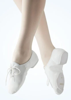 Dance Costumes 24 Alegra Basic Split Sole Jazz Shoe - White