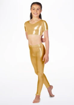 Alegra Girls Metallic Footless Legging -Dance Costumes alp5204 main mgd 86384.1678875137