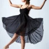 Capezio Empire Dress -Dance Costumes bg001 blk front 1 64242.1678927158