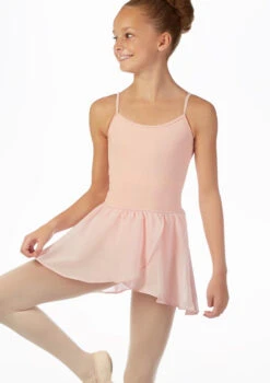 Bloch Pull-On Barre Ballet Dance Skirt -Dance Costumes bl cr5110 bloch pull on barre ballet dance skirt pink front thumbnail T 23747.1698799054