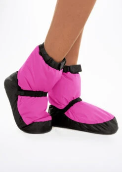 Bloch Warm Up Bootie - Kids -Dance Costumes bl im009k bloch warm up bootie kids pink main image T 12403.1698799272