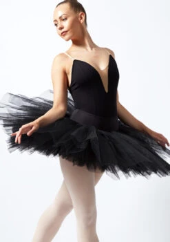 Bloch Belle Practice Tutu -Dance Costumes bl r2921 bloch belle practice tutu black front thumbnail T 76278.1698799653