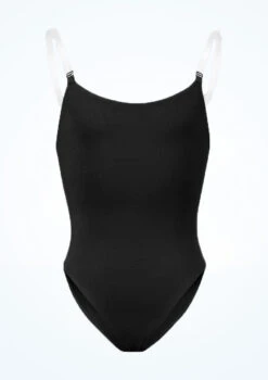 Bloch Girls Auva Bodyliner 17 Bloch Girls Auva Bodyliner -Dance Costumes blcb3397 black front 20357.1691450406