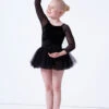 Bloch Girls Kelsey Tutu Leotard -Dance Costumes blcl0249 black front 1 24731.1675901672