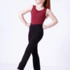 Bloch V-Front Coupe Jazz Pants -Dance Costumes blcp5453 black front 1 16454.1689290314