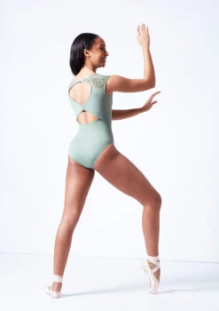 Bloch Emma Boat Neck Lace Leotard 16 Bloch Emma Boat Neck Lace Leotard -Dance Costumes bll4162 sage back 53968.1679927440
