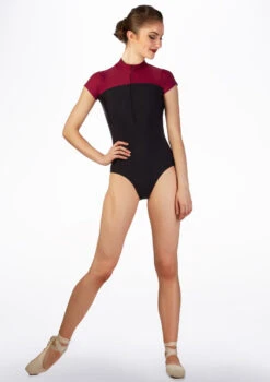 Ballet Rosa Short Sleeve Contrast Leotard