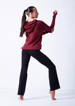 Ballet Rosa Warm Up Hoodie -Dance Costumes brolivine red back 53806.1678926911