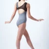 Capezio Teen Cut Out Tank Leotard -Dance Costumes ca 11649t capezio teen cut out tank leotard grey back 42621.1678927039