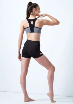 Capezio Teen High Neck Bra Top -Dance Costumes ca 11650t capezio teen high neck bra top grey back 36497.1678927043