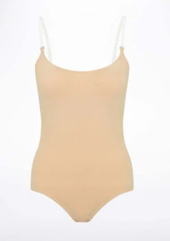 Capezio BraTek Nude Camisole Leotard 11 Capezio BraTek Nude Camisole Leotard -Dance Costumes ca 3565 capezio bratek nude camisole leotard tan front no2 T 30634.1698804930