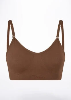 Capezio Leotard Bra -Dance Costumes ca 3683 capezio leotard bra brown front no1 11278.1678927125