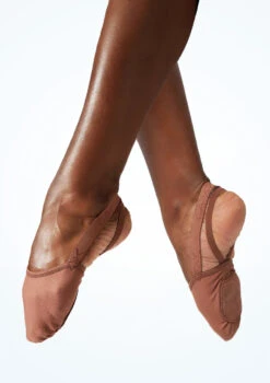 Capezio Canvas Hanami Pirouette 11 Capezio Canvas Hanami Pirouette -Dance Costumes cah064w mocha front t 05679.1698711779