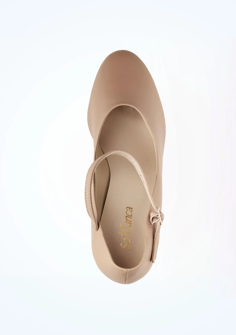 So Danca Character Shoe 3" - Tan 4 So Danca Character Shoe 3" - Tan - Image 2