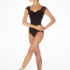 So Danca Floral Lace Back Leotard