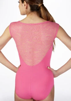 So Danca Floral Lace Back Leotard -Dance Costumes e 10946 so danca floral lace back leotard pink back 31677.1678885631