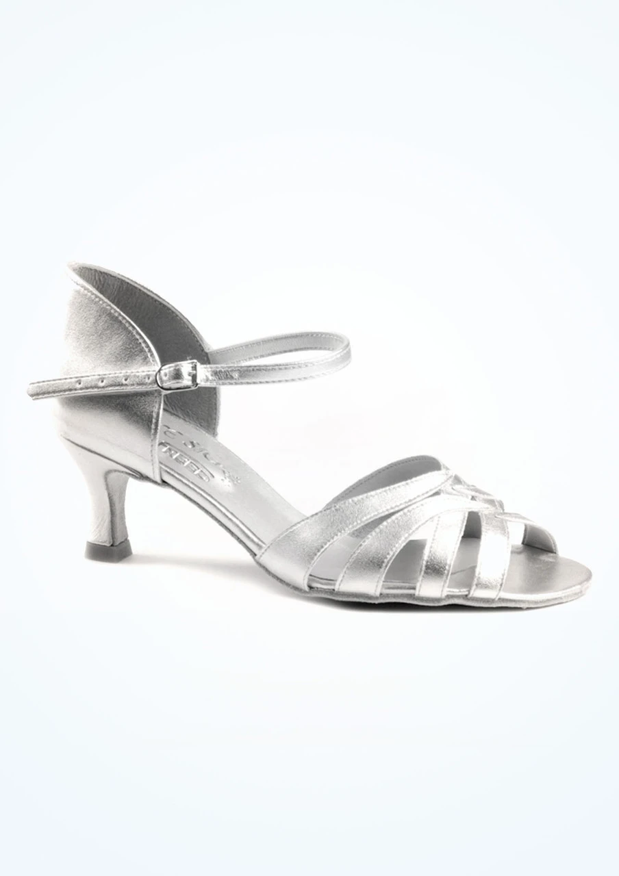 Dancesteps Waltz Dance Shoe 2" - Silver 3 Dancesteps Waltz Dance Shoe 2" - Silver