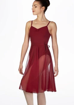 Freed Repertoire Georgette Dance Skirt -Dance Costumes fr rep freed repertoire georgette dance skirt red front thumbnail T 07320.1698807222