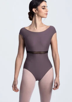 Intermezzo Cap Sleeve Ribbon Leotard -Dance Costumes it31609 gry fmain t 02923.1698808414