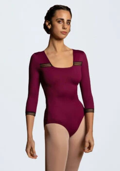 Intermezzo 3/4 Sleeve Ribbon Leotard 12 Intermezzo 3/4 Sleeve Ribbon Leotard -Dance Costumes it31610 pur fmain 73471.1692920962