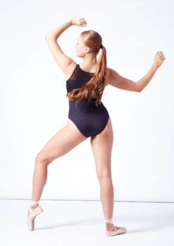 Intermezzo Clementine Tank Mesh Leotard -Dance Costumes it31664navy blue back 95998.1697498581