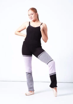 Intermezzo Constantine Warmup Catsuit -Dance Costumes it4693 black front 2 52045.1697498581