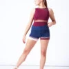 Intermezzo Charlotte Warmup Shorts 2 Intermezzo Charlotte Warmup Shorts -Dance Costumes it5536 navy blue front 2 91645.1697498601
