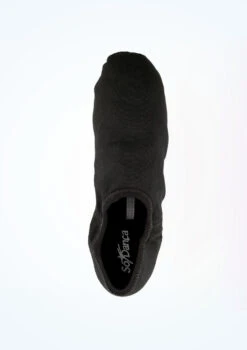 So Danca Canvas Split Sole Jazz Shoe - Black -Dance Costumes jz 75 so danca canvas split sole jazz shoe black no3 51001.1678885784