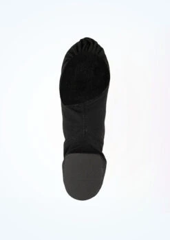 So Danca Canvas Split Sole Jazz Shoe - Black -Dance Costumes jz 75 so danca canvas split sole jazz shoe black no4 36955.1678885784