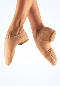 So Danca Canvas Split Sole Jazz Shoe - Nude -Dance Costumes jz 75 so danca canvas split sole jazz shoe nude tan T 61382.1698810918