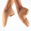 So Danca Canvas Split Sole Jazz Shoe - Nude -Dance Costumes jz 75 so danca canvas split sole jazz shoe nude tan 07484.1678885785