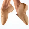 So Danca Split Sole Leather Jazz Shoe - Nude