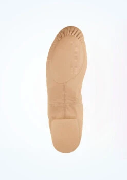 So Danca Split Sole Leather Jazz Shoe - Nude -Dance Costumes jze 09 so danca split sole leather jazz shoe nude brown no2 09444.1678885790