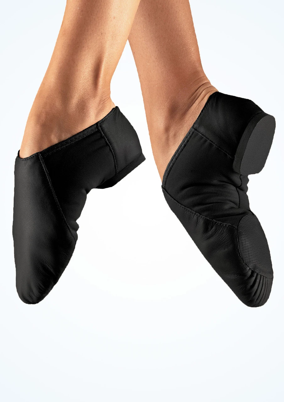 So Danca Split Sole Stretch Jazz Shoe - Black 7 So Danca Split Sole Stretch Jazz Shoe - Black - Image 5