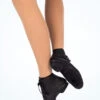 Merlet Galaxy Boot Split Sole Jazz Shoe -Dance Costumes mlgalax black front 06778.1683587729