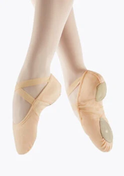 Merlet Stella Split Sole Ballet Shoe -Dance Costumes mlstell maint salmon 36008.1698809420