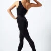 Move Dance Billie One Shoulder Sleeveless Catsuit -Dance Costumes mo c0222 move dance billie one shoulder sleeveless catsuit black back 24947.1678928370