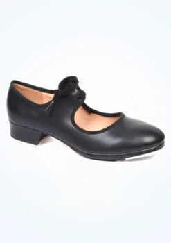 Move Dance Tie Front Tap Shoe -Dance Costumes mo h0015 move tie front tap shoe black no1 T 56114.1695432183