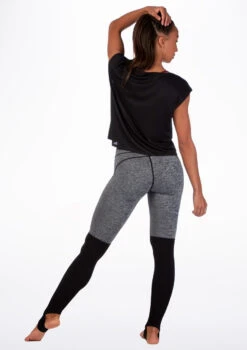 Move Dance Mesh Back Dance T Shirt -Dance Costumes mo z0607 move mesh back dance t shirt black back 12903.1678884941