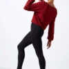 Move Dance Dare Cut Out Sweatshirt -Dance Costumes mo z0615 move dance dare cut out sweatshirt red back 38678.1678885039