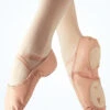 Move Dance Split Sole Vegan Ballet Shoe -Dance Costumes mob0015 pnk front 2 59441.1678928360