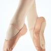 Move Dance Full Sole Vegan Ballet Shoe -Dance Costumes mob0017 pnk main 2 07065.1678928361
