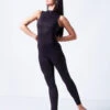 Move Dance Frankie Unitard - Black 2 Move Dance Frankie Unitard - Black -Dance Costumes moc0253 black front 2 55897.1685575224