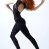 Move Dance Ariella Open Back Catsuit -Dance Costumes moc0636 black back 1 44940.1678928413