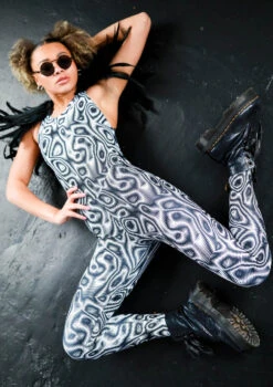 Move Dance Onyx Cross Back Unitard - Dimensions -Dance Costumes moc0901 dim front 4 23993.1678928425